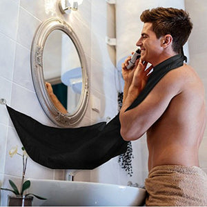 Waterproof Men's Bathroom Black Apron